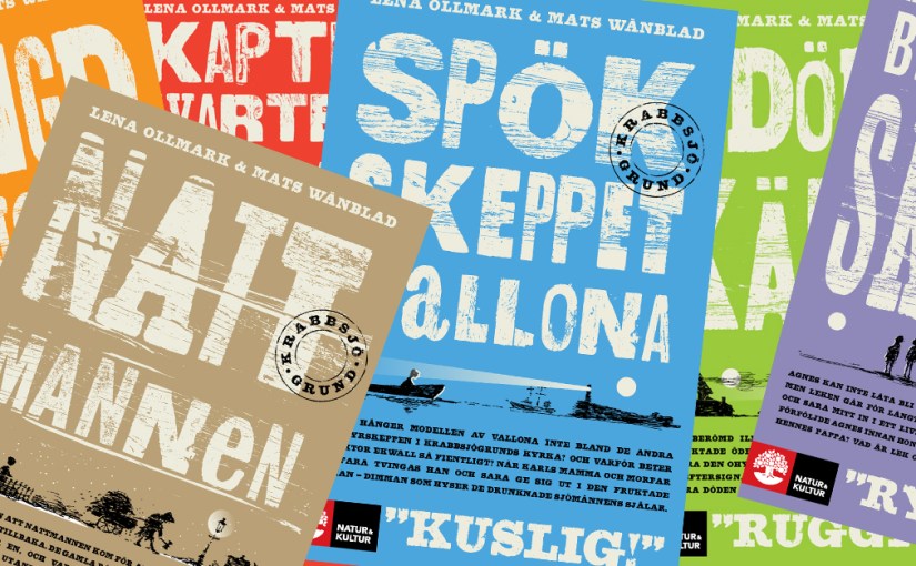 Krabbsjögrund, omslag, alla